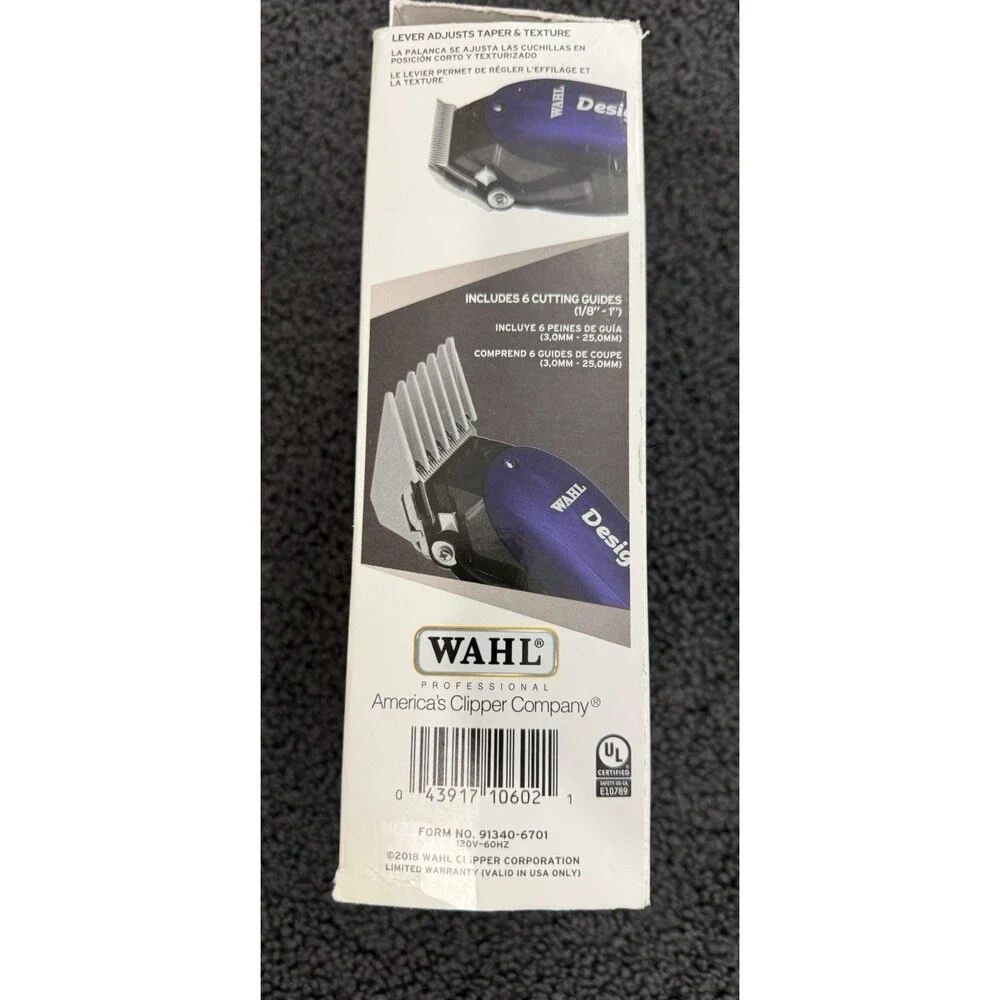 WAHL Designer Professional Vibrator Clipper  Model 8355-3501 Open-Box